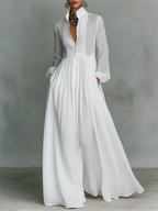 Elegant Romantic Vacation Maxi Dress