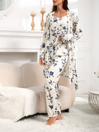Kathy | Women Vintage Floral Pajama Set