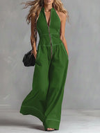 Casual Zippered Cotton Jumpsuit — The Ultimate Everyday Must-Have